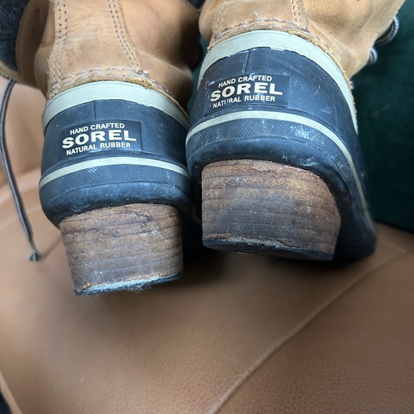 Sorel Slimpack II Lace Winter Boots size 9 tan - Picture 4 of 12